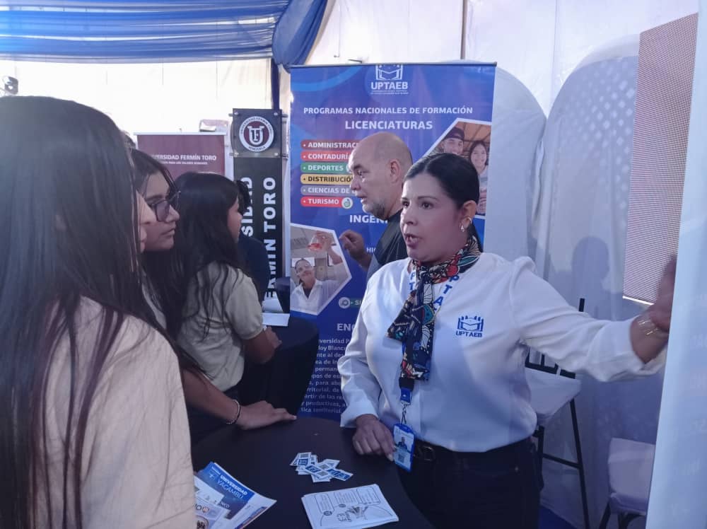 La Uptaeb es sede de la Expoferia de Oportunidades de Estudios 2025