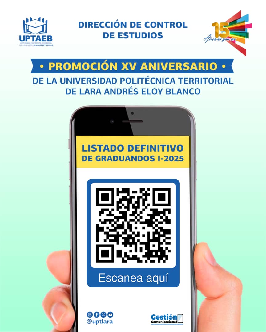 Listado definitivo de graduandos I-2025