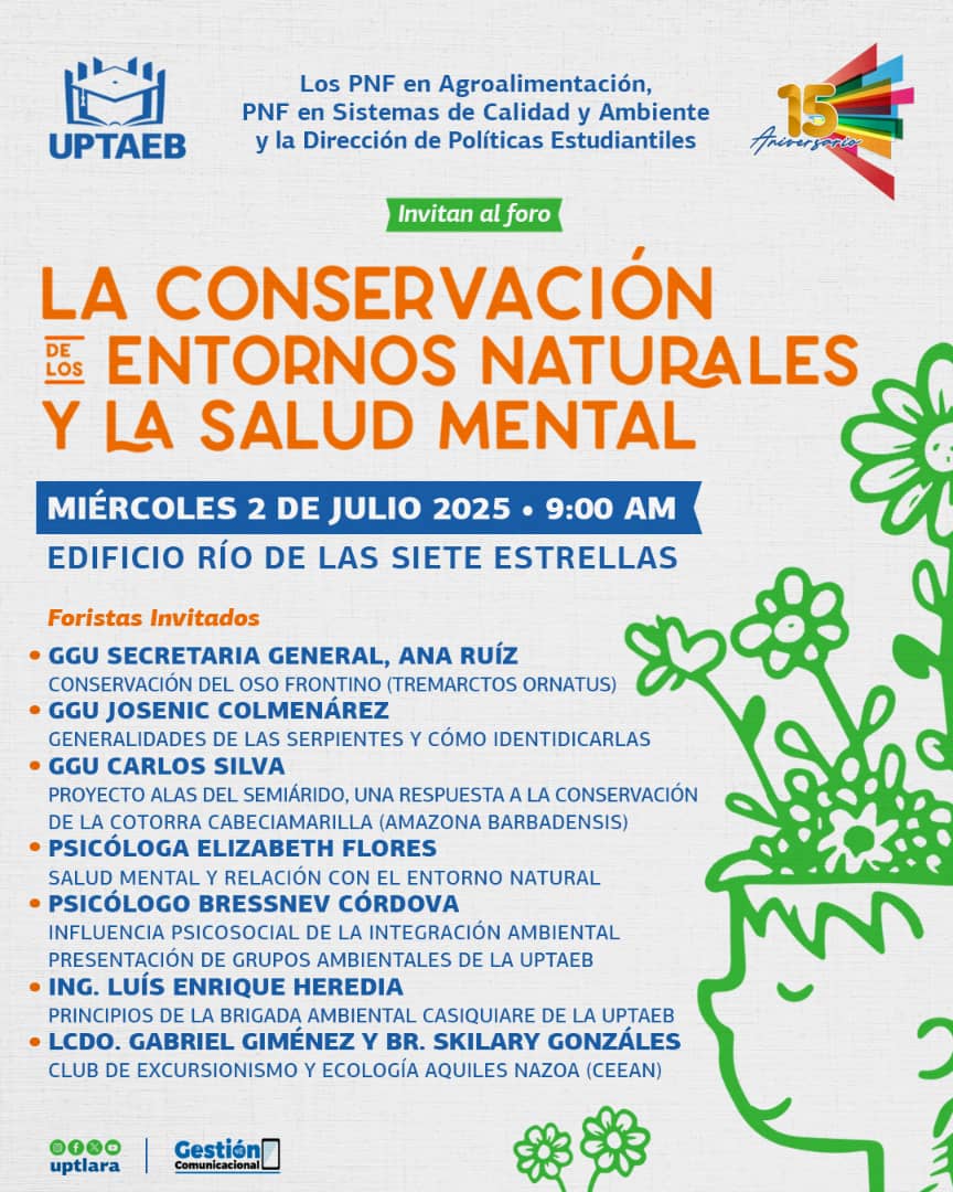 Foro: La conservación de los entornos naturales y la salud mental